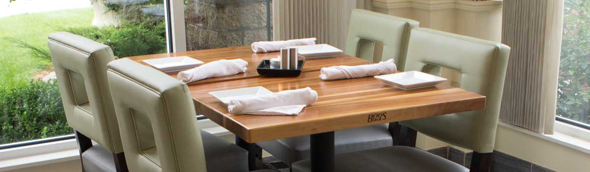 Butcherblock Restaurant Tables