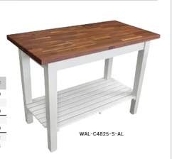 John Boos Classic Country Work Table - 1 Shelf - 36" X 25"
