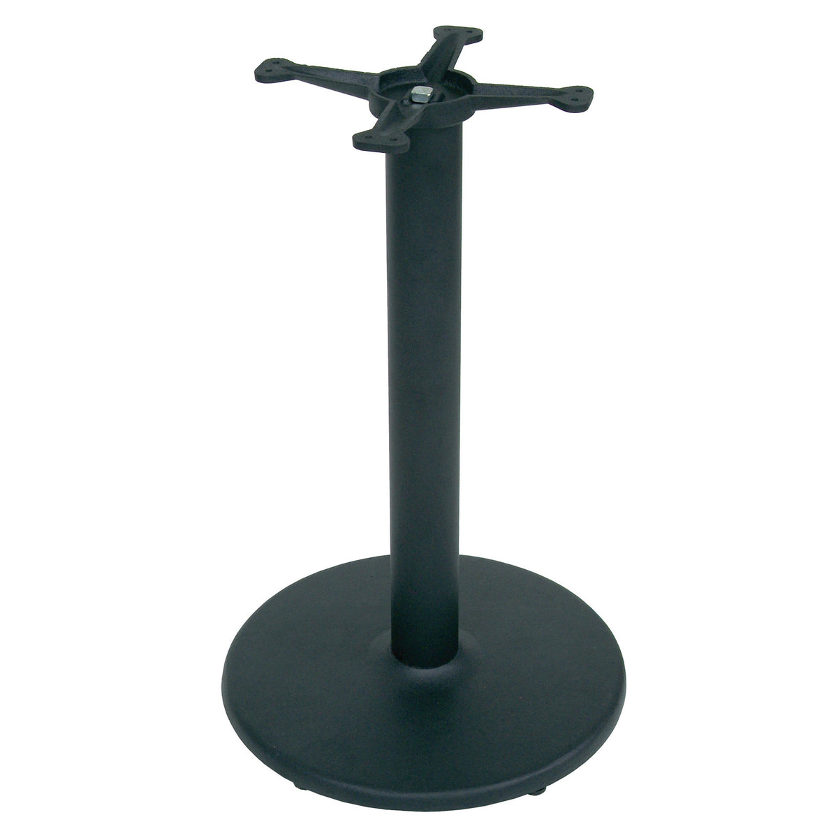 John Boos 1922B Round Restaurant Table Base - Dining Height - 22" DISC