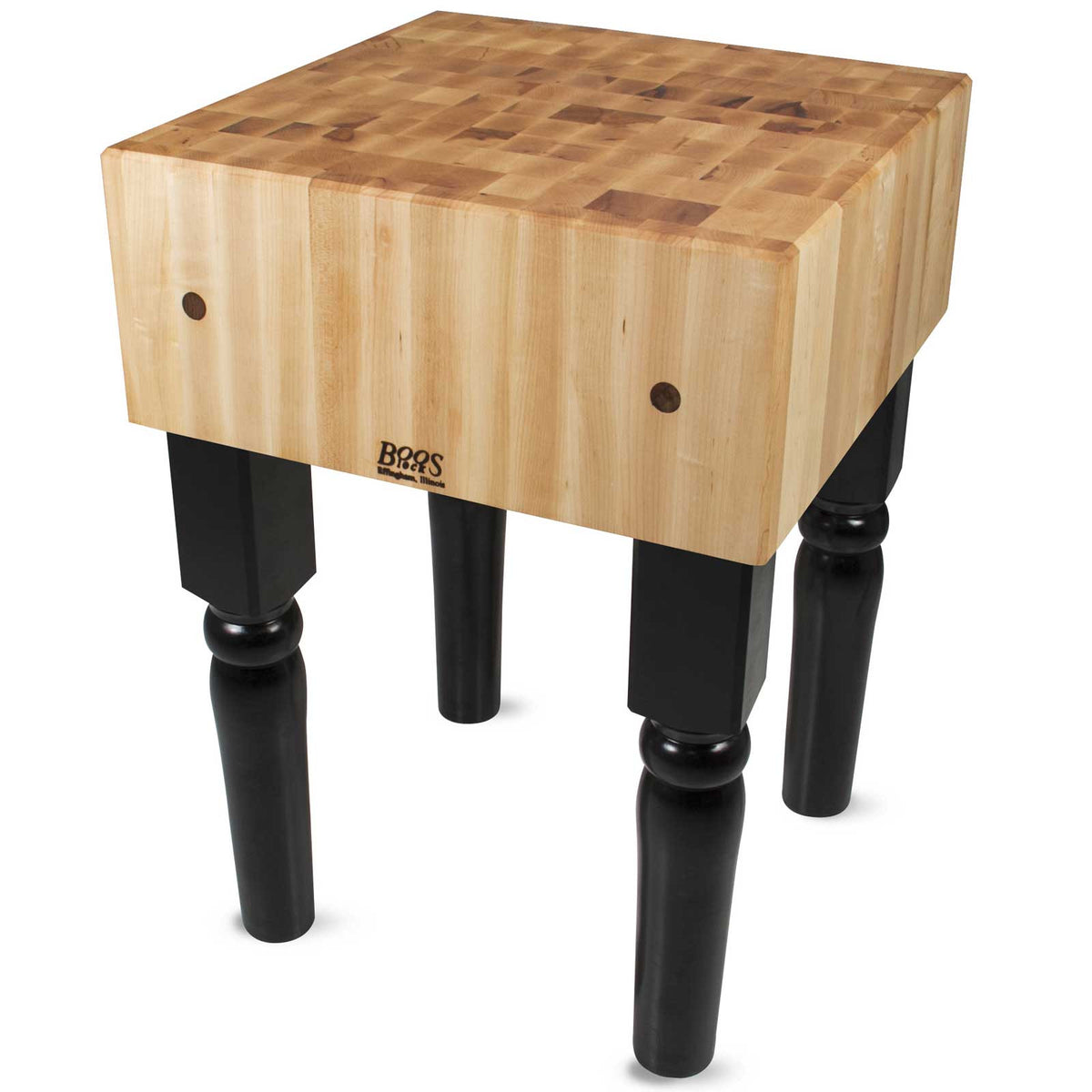 John Boos 30" x 30" x 10" Maple Top AB Butcher Block