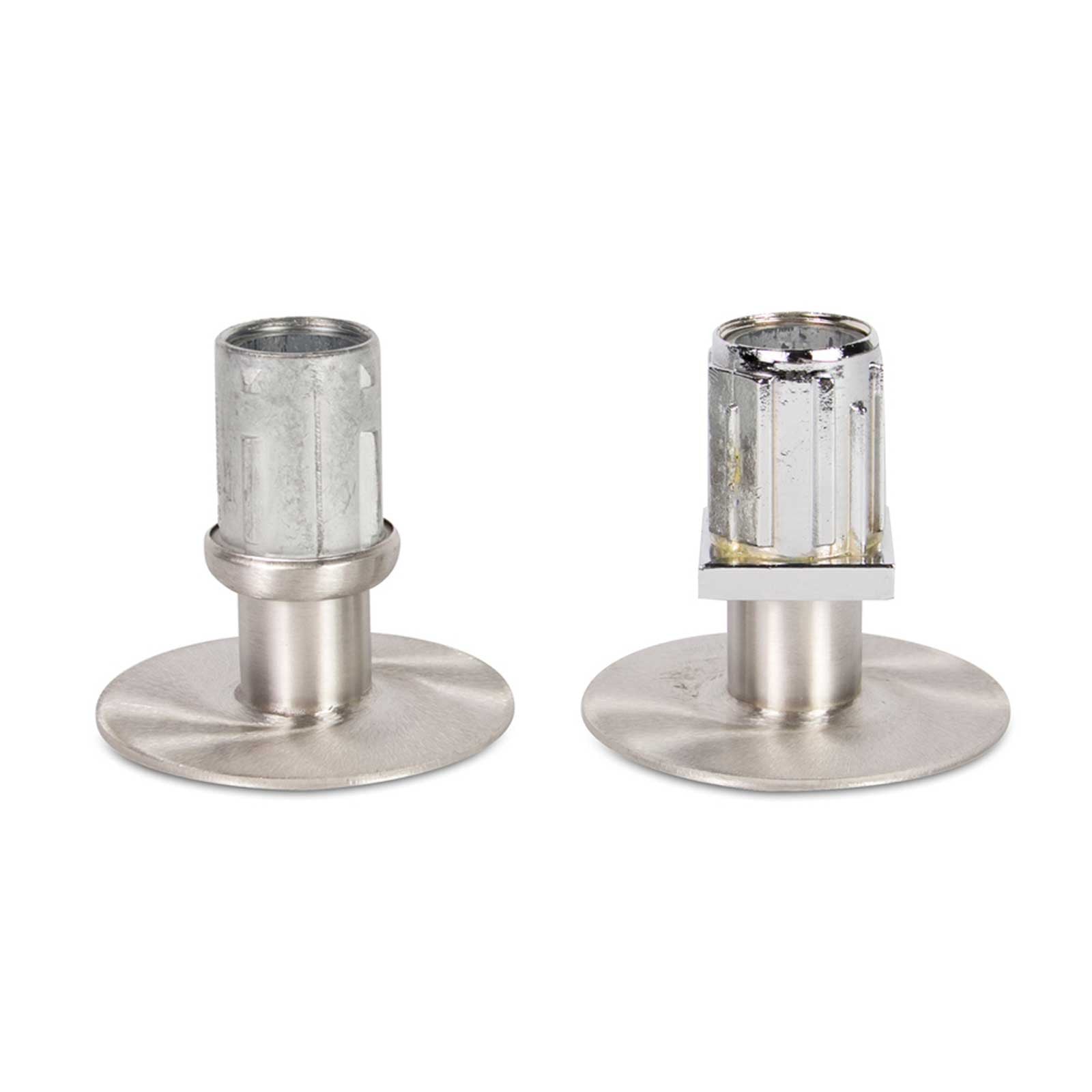 John Boos CAS16 Flange Feet for Square Legs - Set of 4