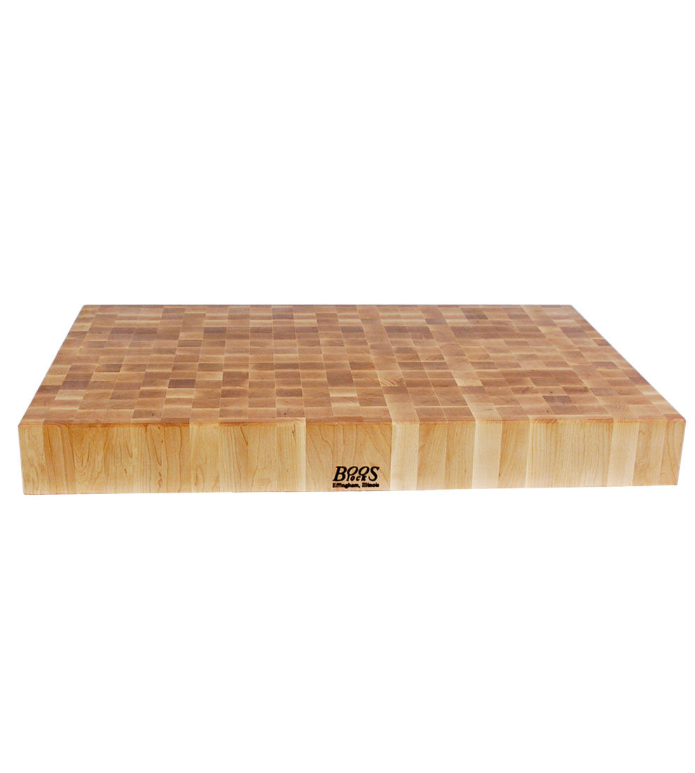 John Boos 36" x 24" x 4" Thick Maple Chopping Block - Non-Reversible