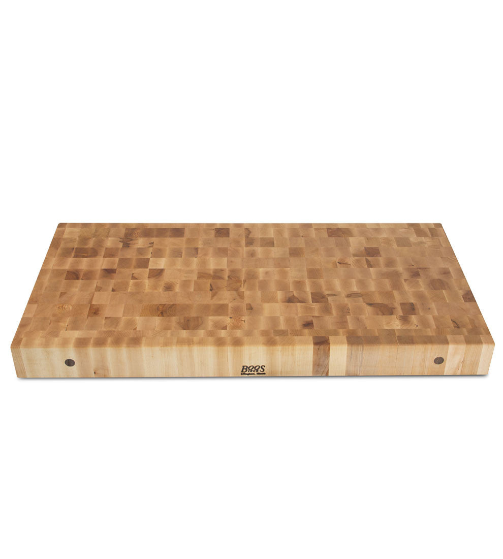 John Boos 48" x 24" x 4" Thick Maple Chopping Block - Non-Reversible