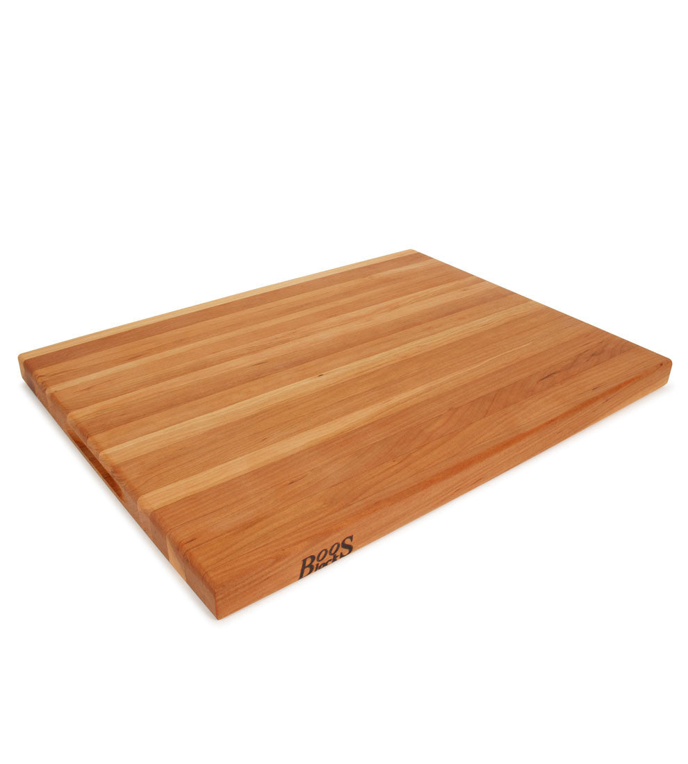John Boos 24" x 18" x 1 1/2" Thick Reversible Cherry Cutting Board