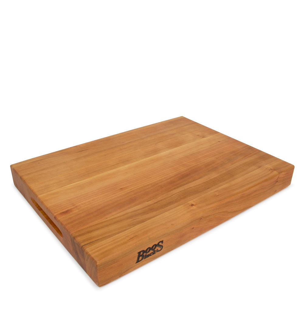 John Boos 20" x 15" x 2-1/4" Thick Reversible Cherry Cutting Board