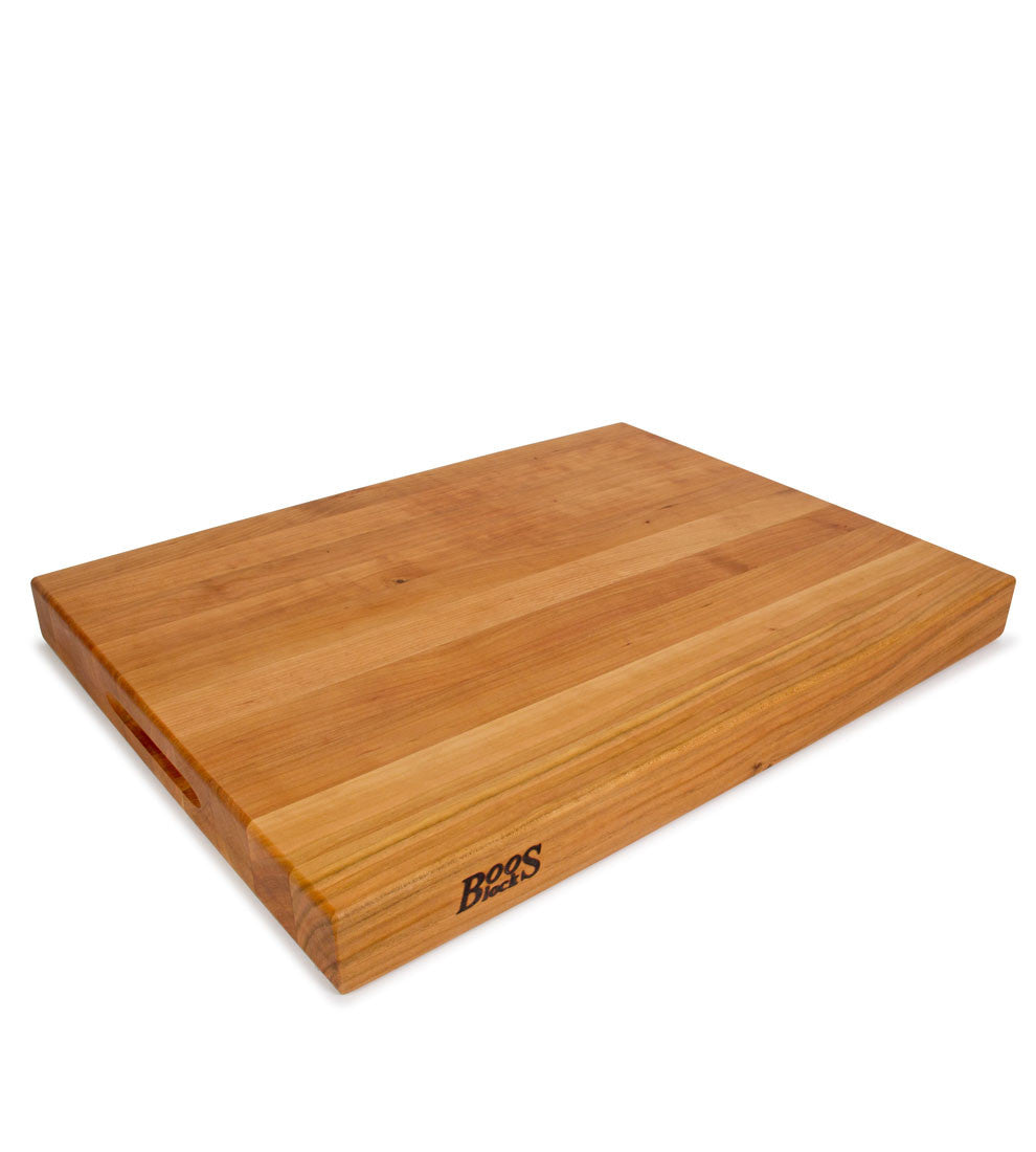 John Boos 24" x 18" x 2-1/4" Thick Reversible Cherry Cutting Board