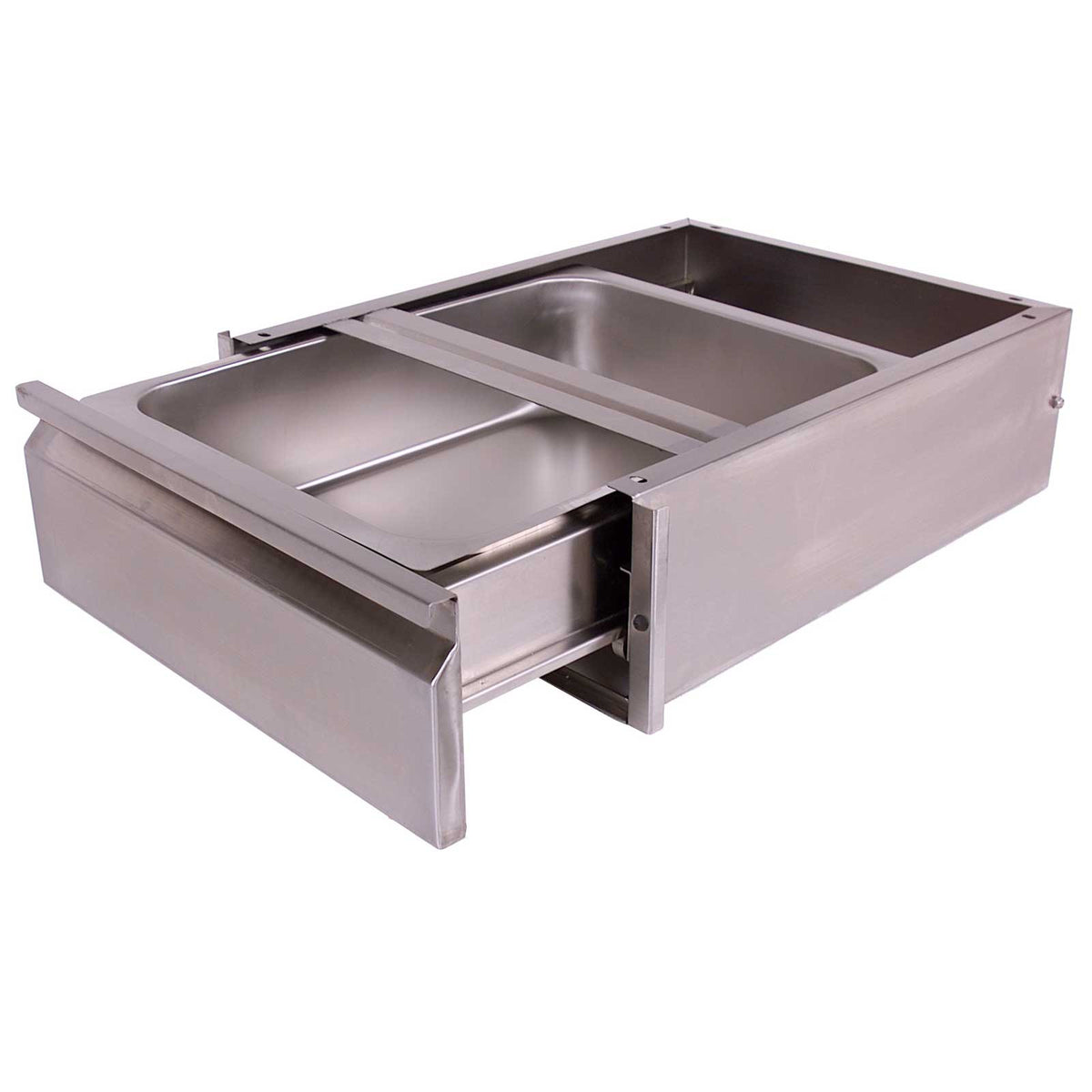 John Boos DR2015SC-W Roller Bearing Self Closing Drawer - 20" X 15"
