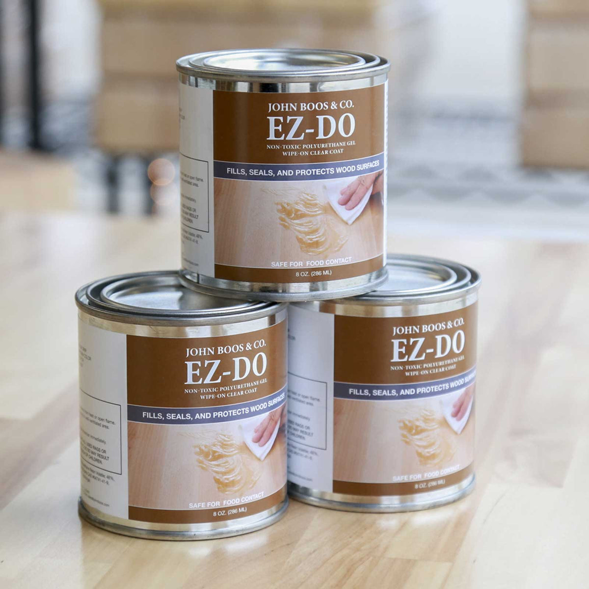 John Boos EZ-16C EZ-DO Polyurethane Gel - Pint - Case of 6