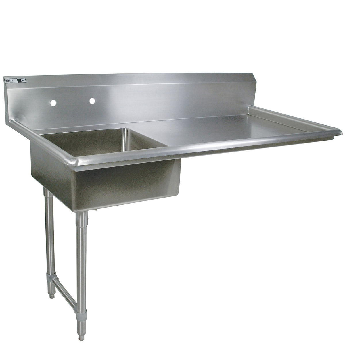 John Boos JDTS-20-60UCL Undercounter Dish Table - 16GA - LH - 60 X 30