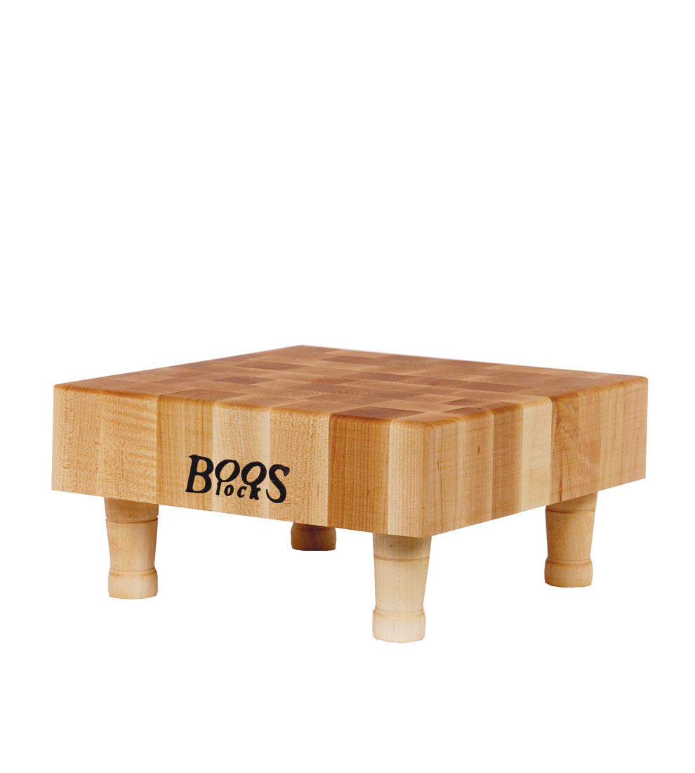 John Boos 3" Thick Square Maple Cutting Board With Feet