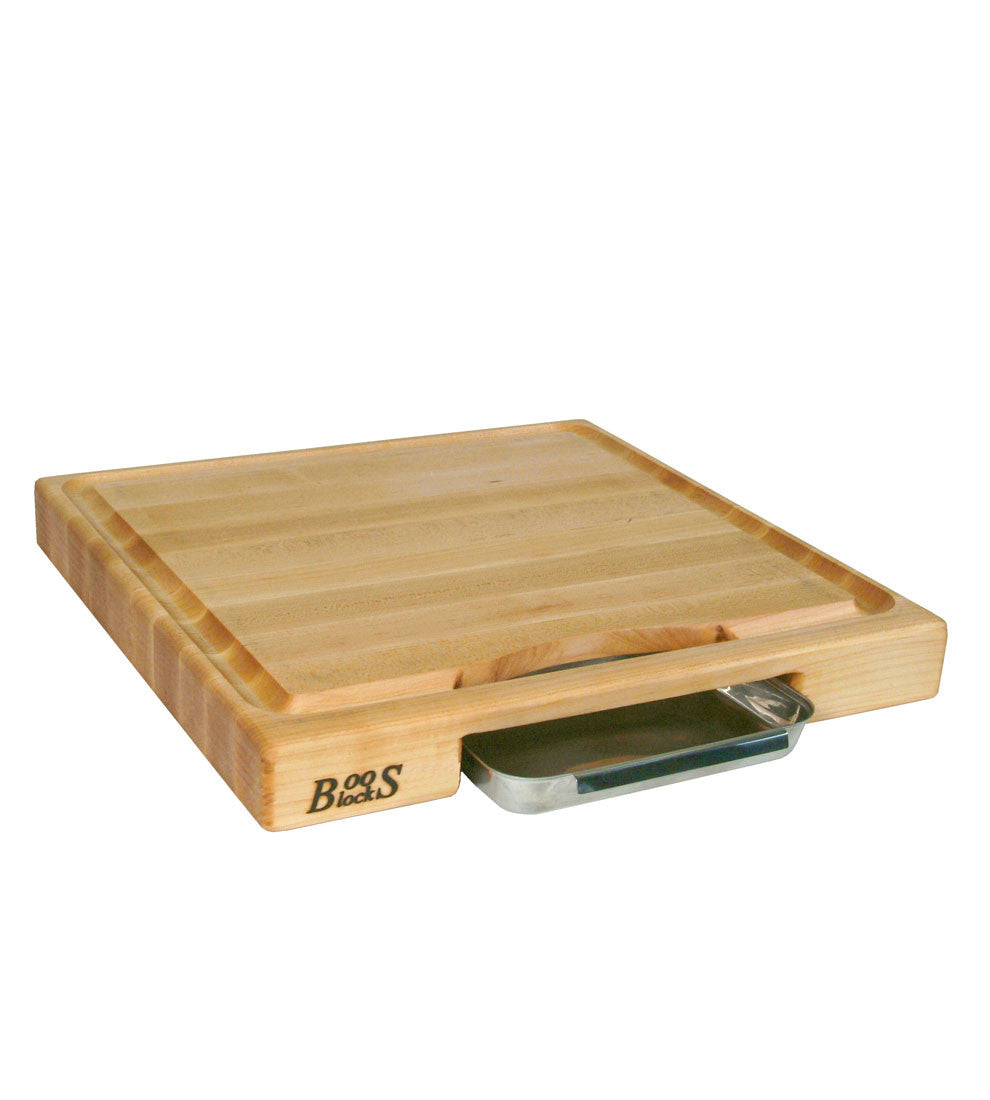 John Boos Newton Prep Master with Juice Groove and Pan