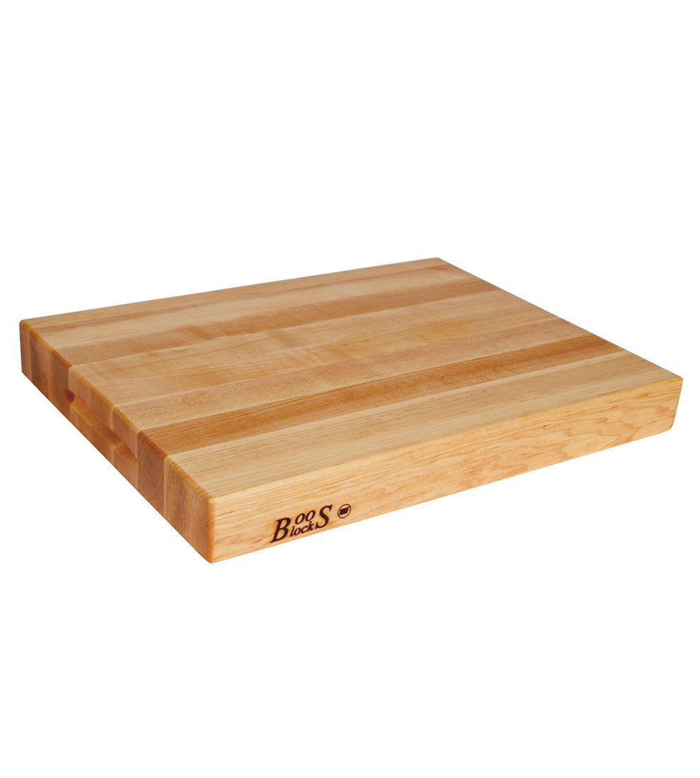 John Boos 24" x 18" x 2-1/4" Thick Reversible Maple Cutting Board