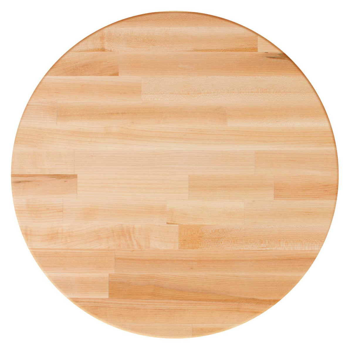 John Boos RTM-BL Round Blended Maple Restaurant Top