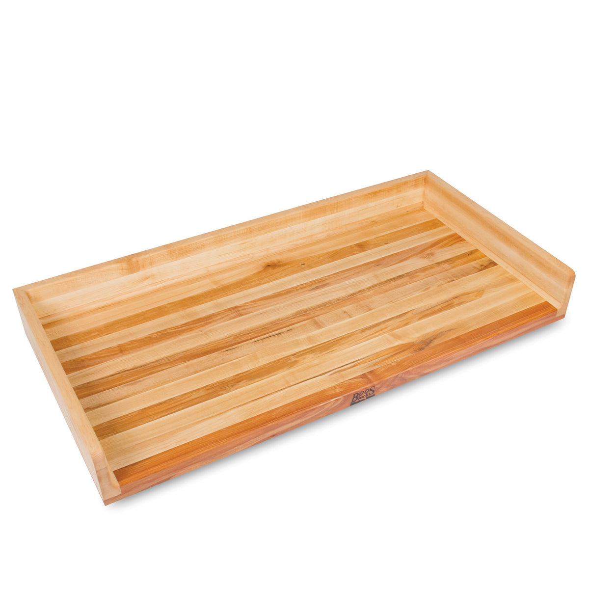 John Boos SB010-O Maple 1 3/4" Thick Baker's Top - 4" Coved Risers - 60 X 30 X 1.75