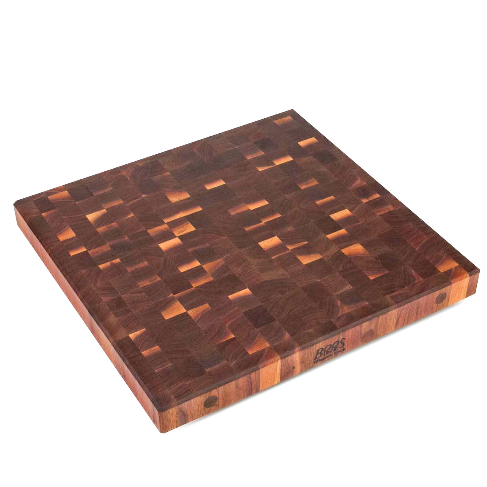 John Boos 48" x 25" x 2 1/4" Thick End Grain Walnut Butcherblock Top