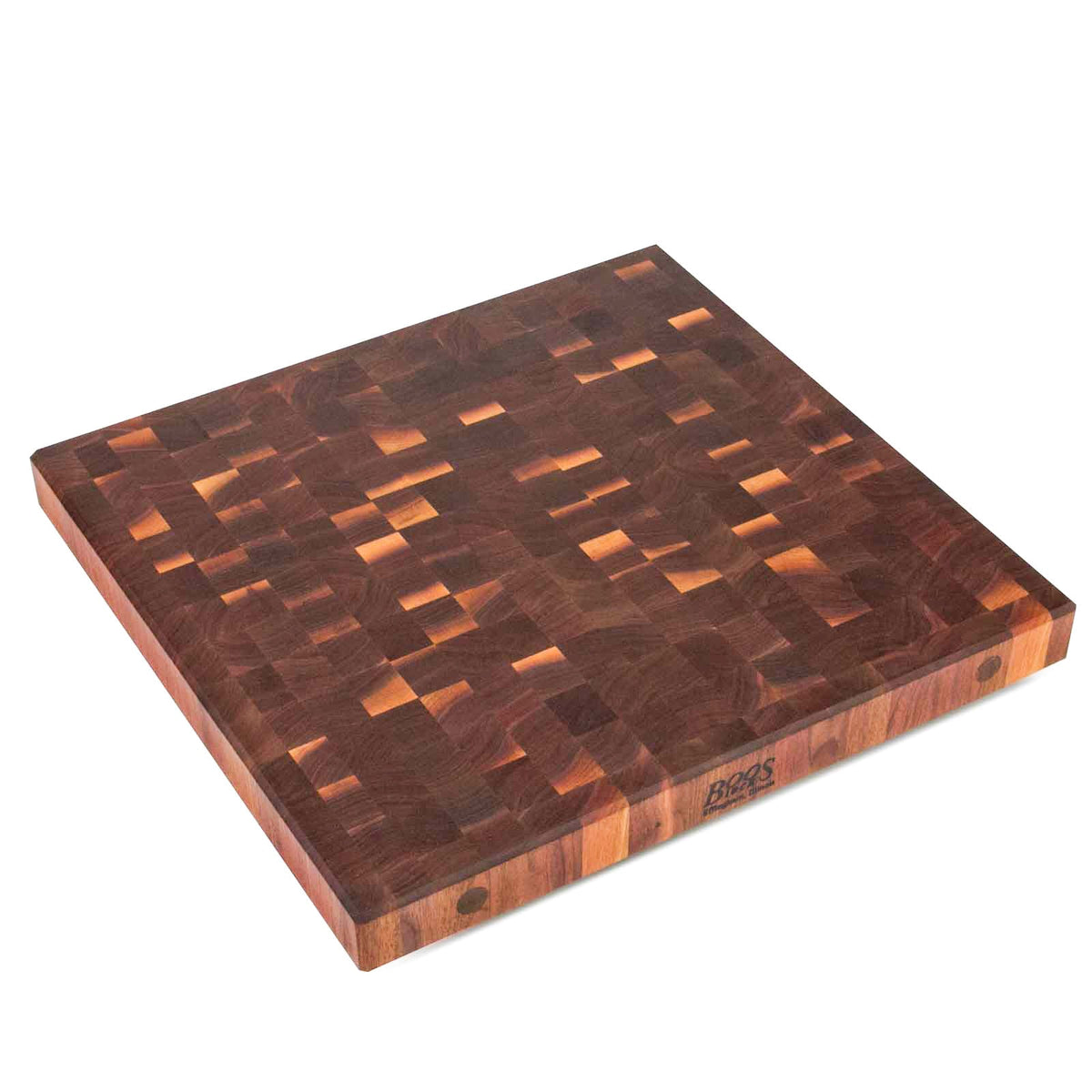 John Boos 36" x 27" x 7" Thick End Grain Walnut Butcherblock Top