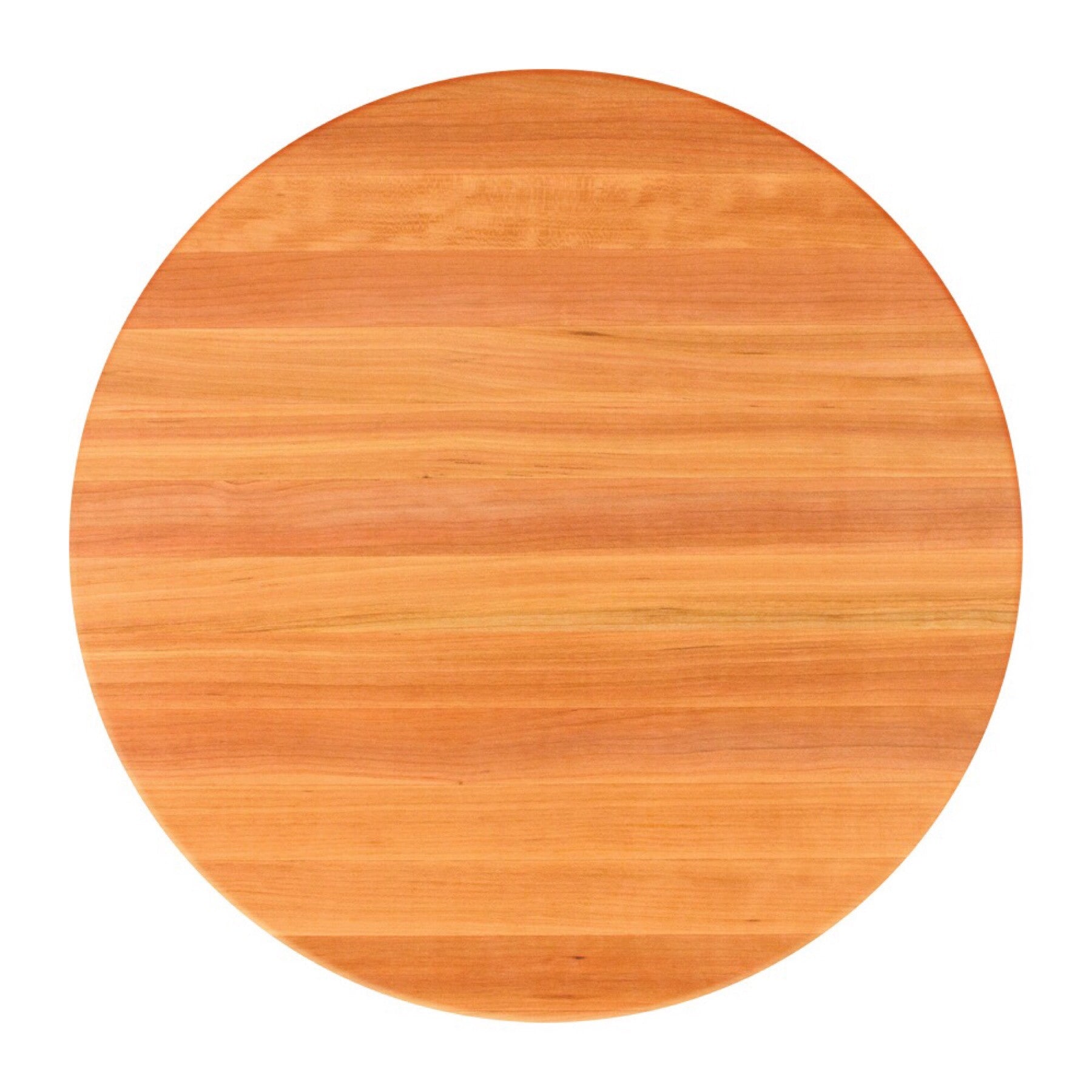John Boos Round RTO Red Oak Butcher Block Table Top - Stainable