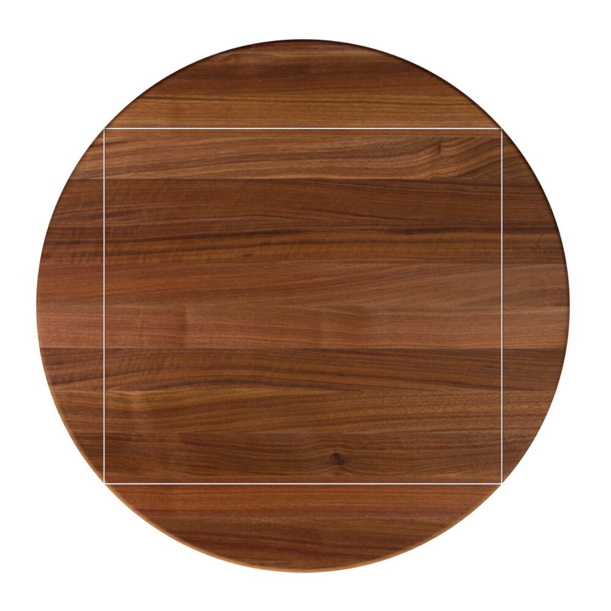 John Boos 4 Corner Drop Leaf RTW Walnut Butcher Block Table Top