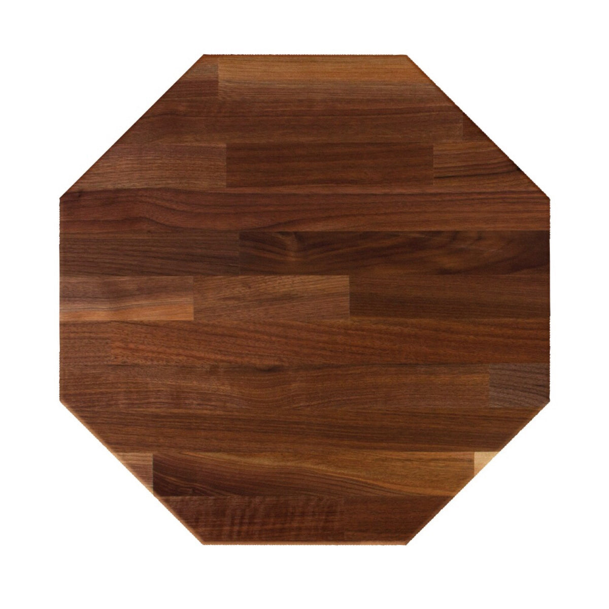 John Boos Octagonal RTW Blended Walnut Butcher Block Table Top
