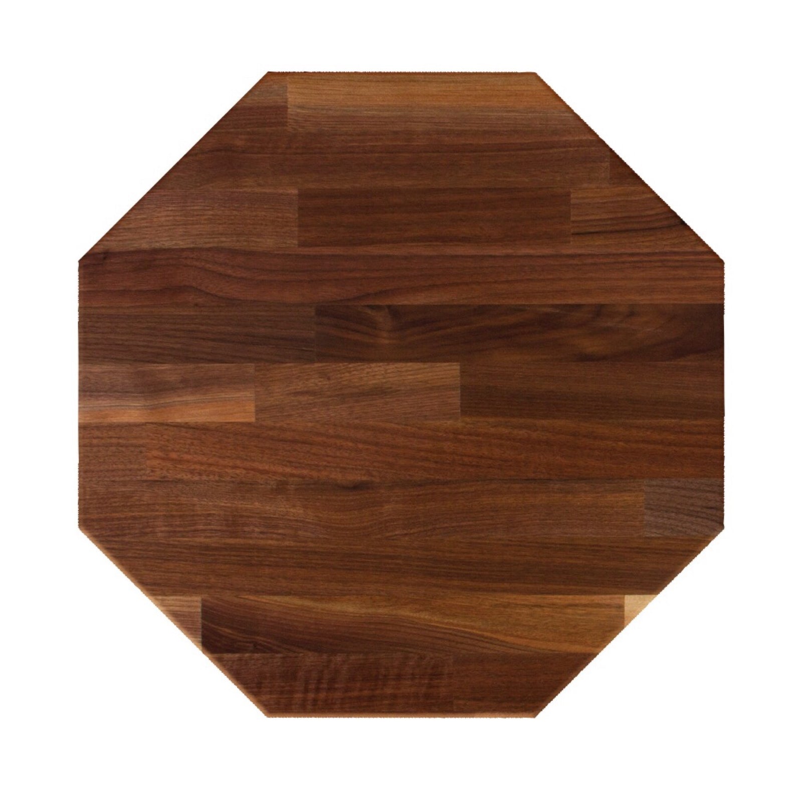 John Boos Octagonal RTW Blended Walnut Butcher Block Table Top