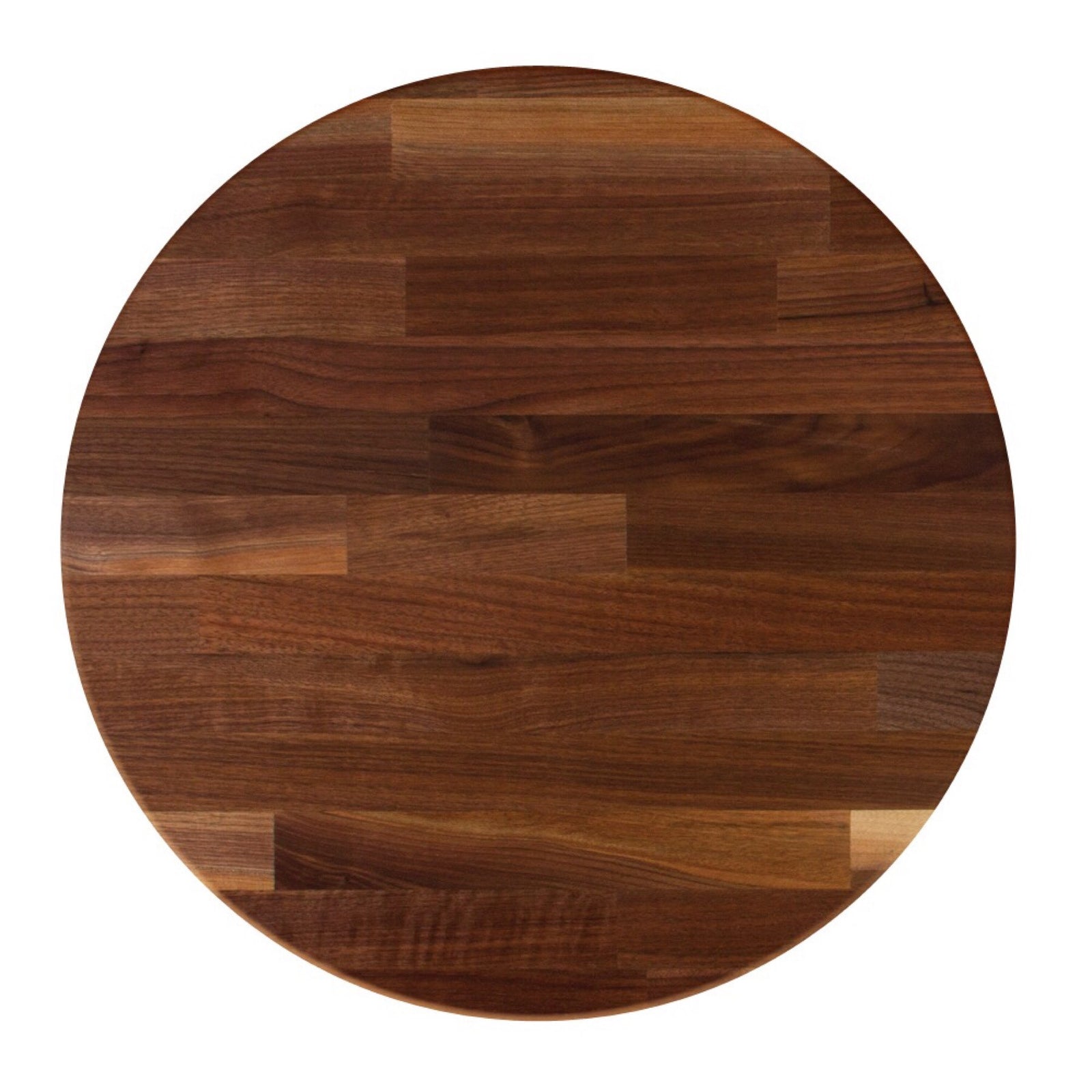 John Boos Round RTW Blended Walnut Butcher Block Table Top