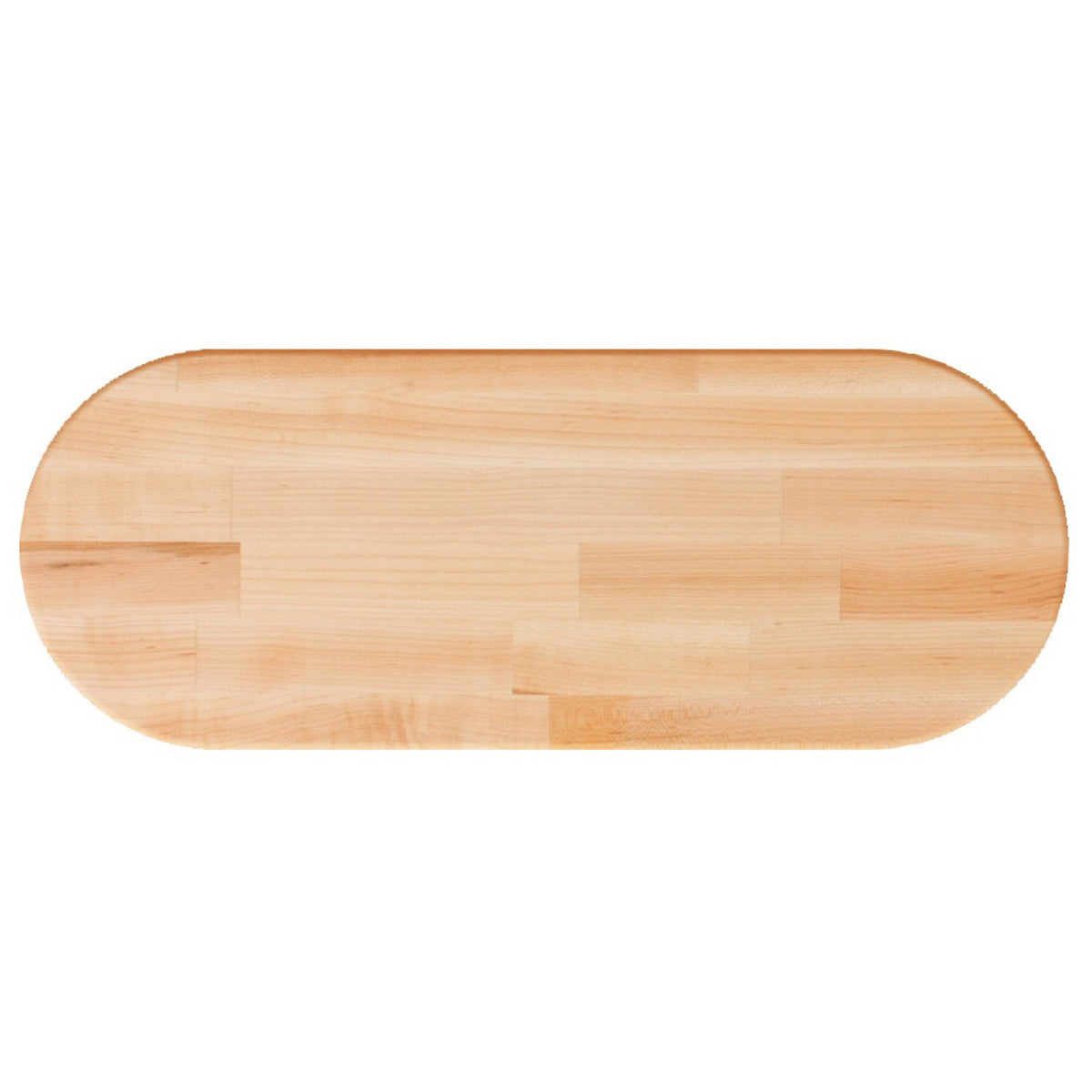 John Boos Oval RTM Blended Maple Butcher Block Table Top