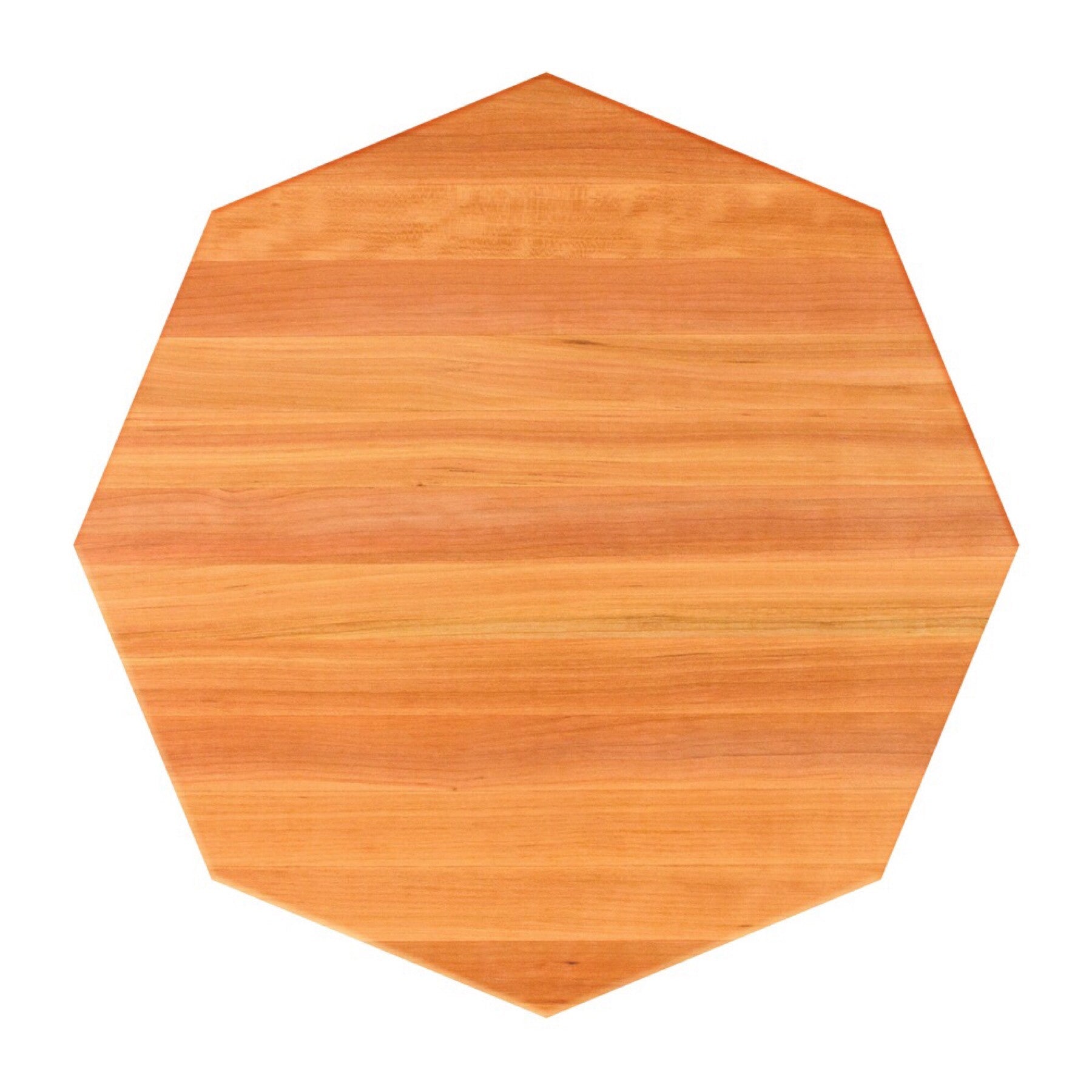John Boos Octagonal RTO Red Oak Butcher Block Table Top - Stainable