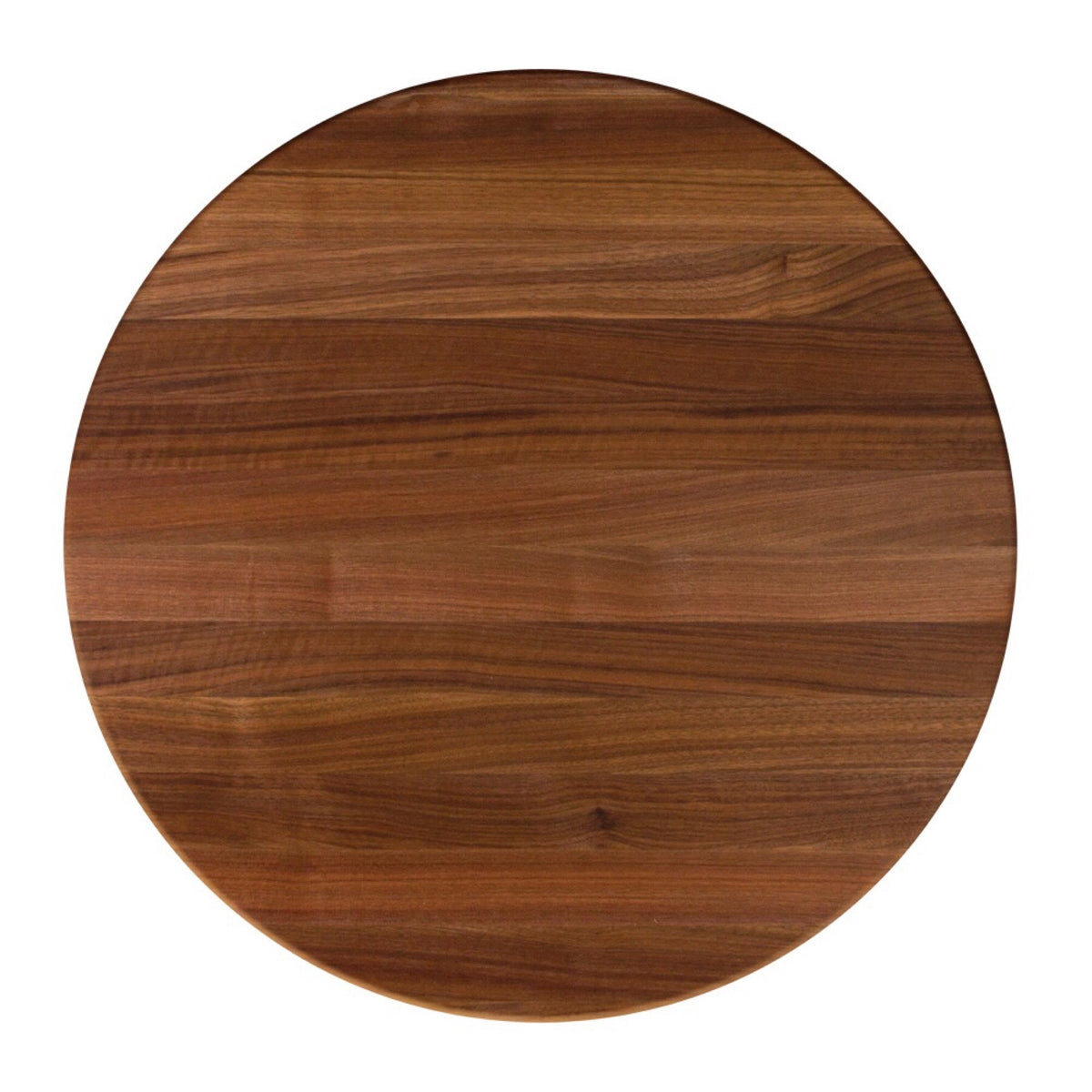 John Boos Round RTW Walnut Butcher Block Table Top