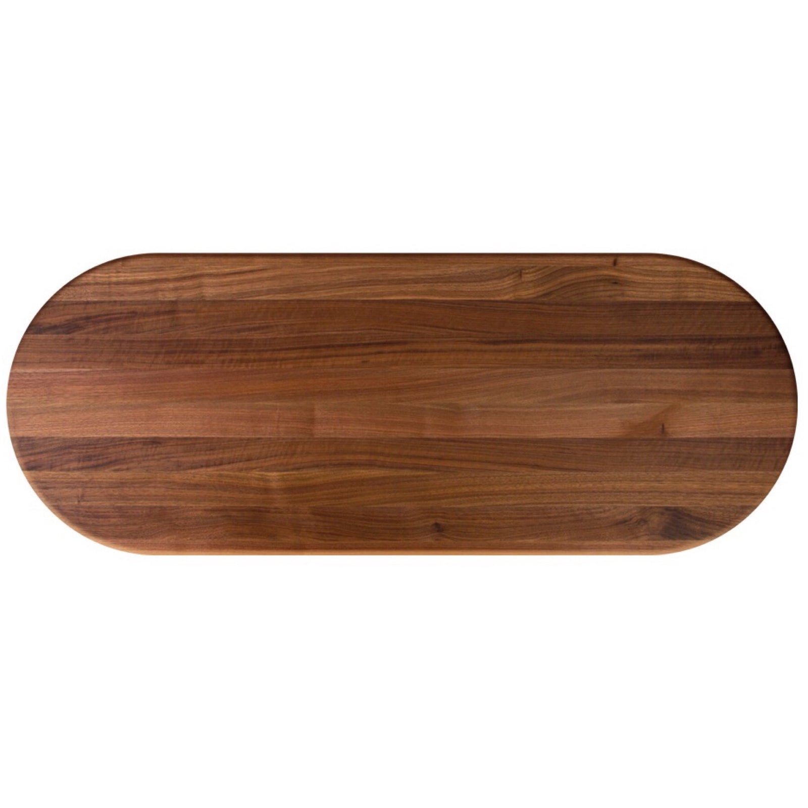 John Boos Oval RTW Walnut Butcher Block Table Top